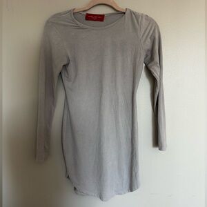 Akira | long sleeve velour dress